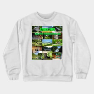 Cades Cove poster A Crewneck Sweatshirt